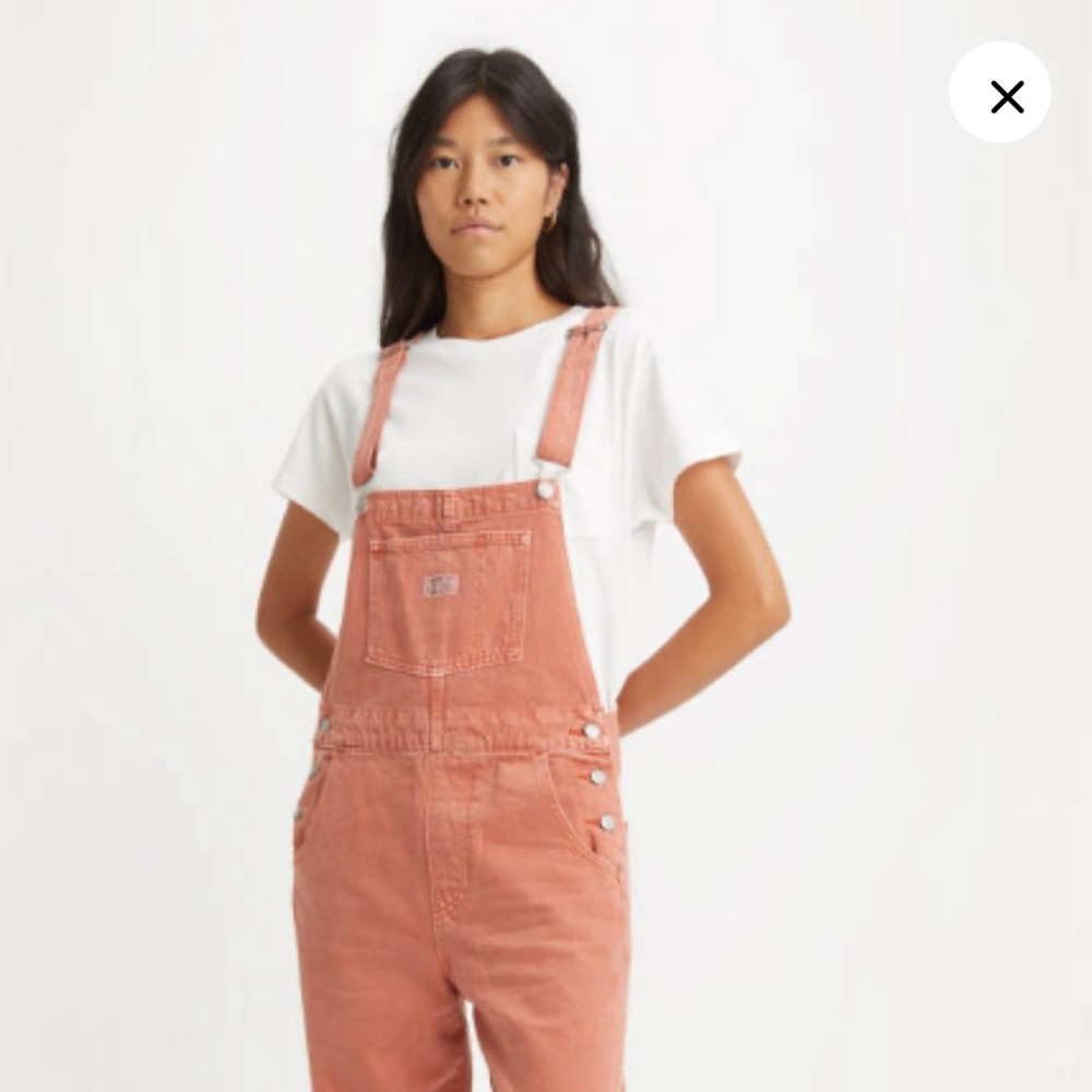 Vintage Orange Levi Overalls